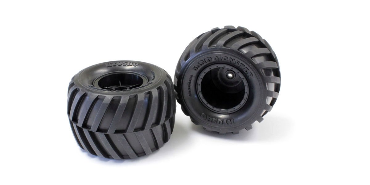 EZT001 Tire ＆ Wheel Set(Monster Tracker) EZT001  - KYOSHO RC